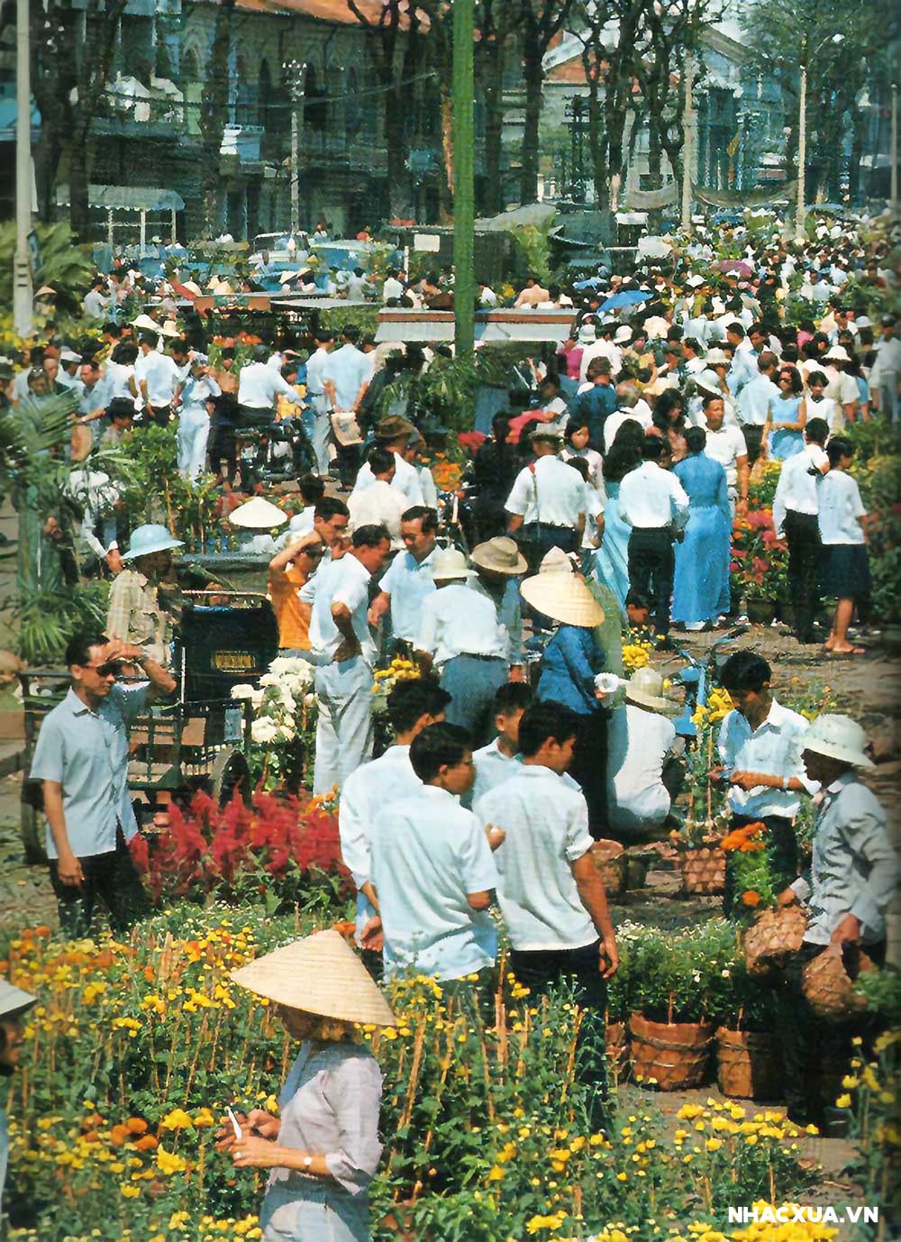 Historical photo of Saigon prior to 1975 — a vibrant, modern metropolis