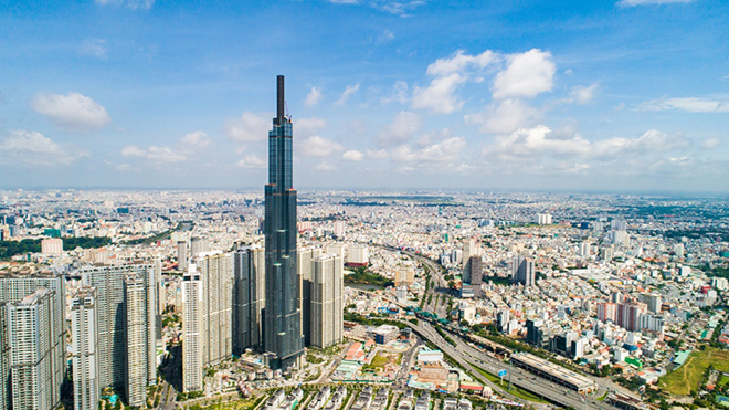 Landmark 81 in Saigon — the tallest building in Southeast Asia