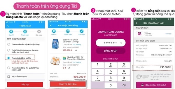 The MoMo, Zalo, and Tiki applications on a smartphone screen — dominant Vietnamese tech products